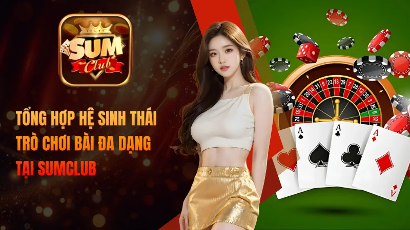 Tổng hợp hệ sinh thái trò chơi bài đa dạng tại Sum Club
